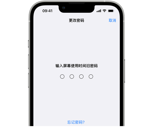 宾阳iPhone屏幕维修分享iPhone屏幕使用时间密码忘记了怎么办 