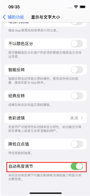 宾阳苹果15维修店分享iPhone 15 Pro系列屏幕亮度 