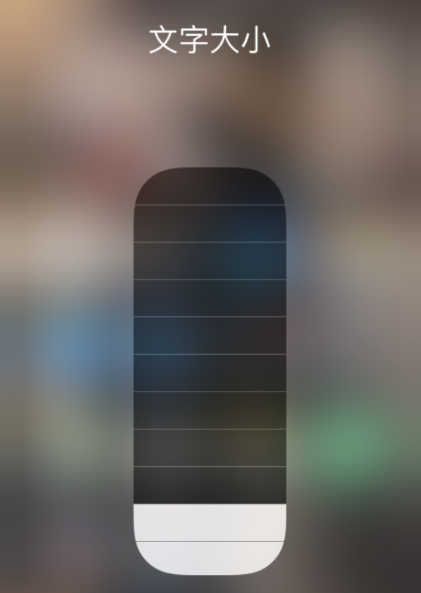 宾阳苹果手机维修分享小技巧：在 iPhone 控制中心快速调节字体大小 