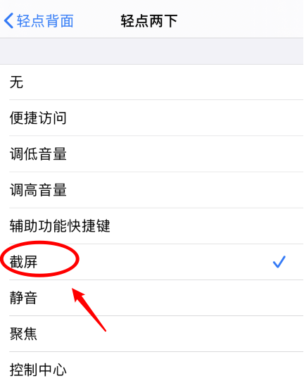 宾阳苹果手机维修分享iPhone12如何启用双击截屏 